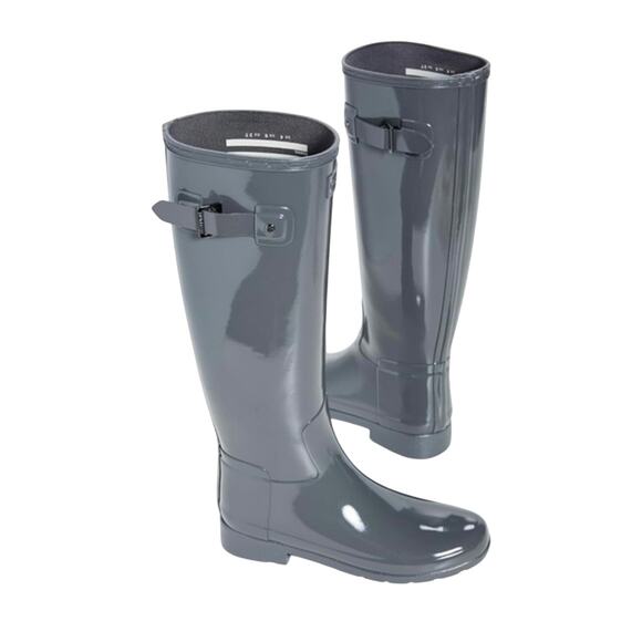 HUNTER Original tall gloss boots Sz 6 - Picture 2 of 7